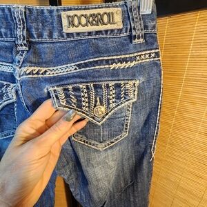 Rock & Roll Cowgirl Blue Straight Leg Jeans